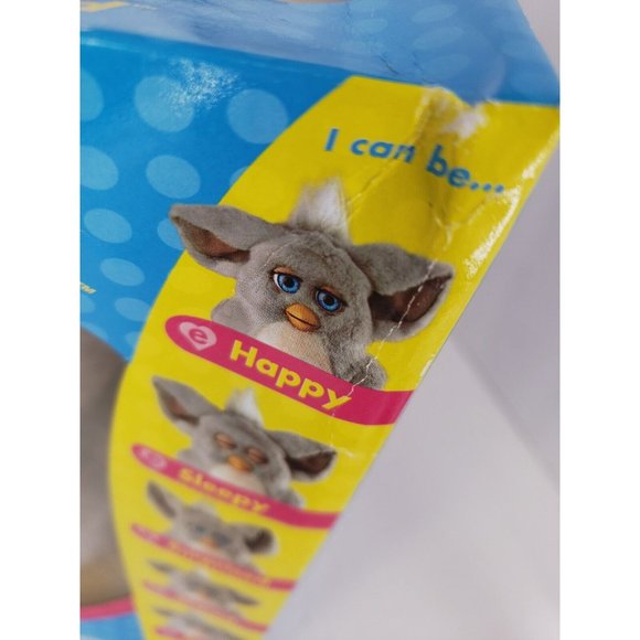 Big FURBY 2005 EMOTO-TRONIC Gray Pink Tiger Electronics Hasbro Talking Toy Grey - Picture 11 of 12